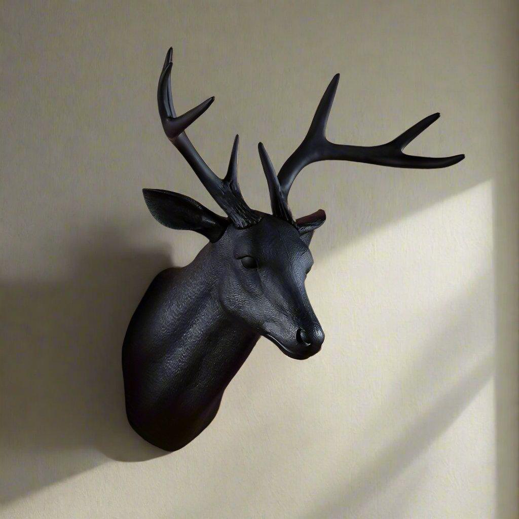 Vægskulptur Hjort Mat – Moderne Stil 