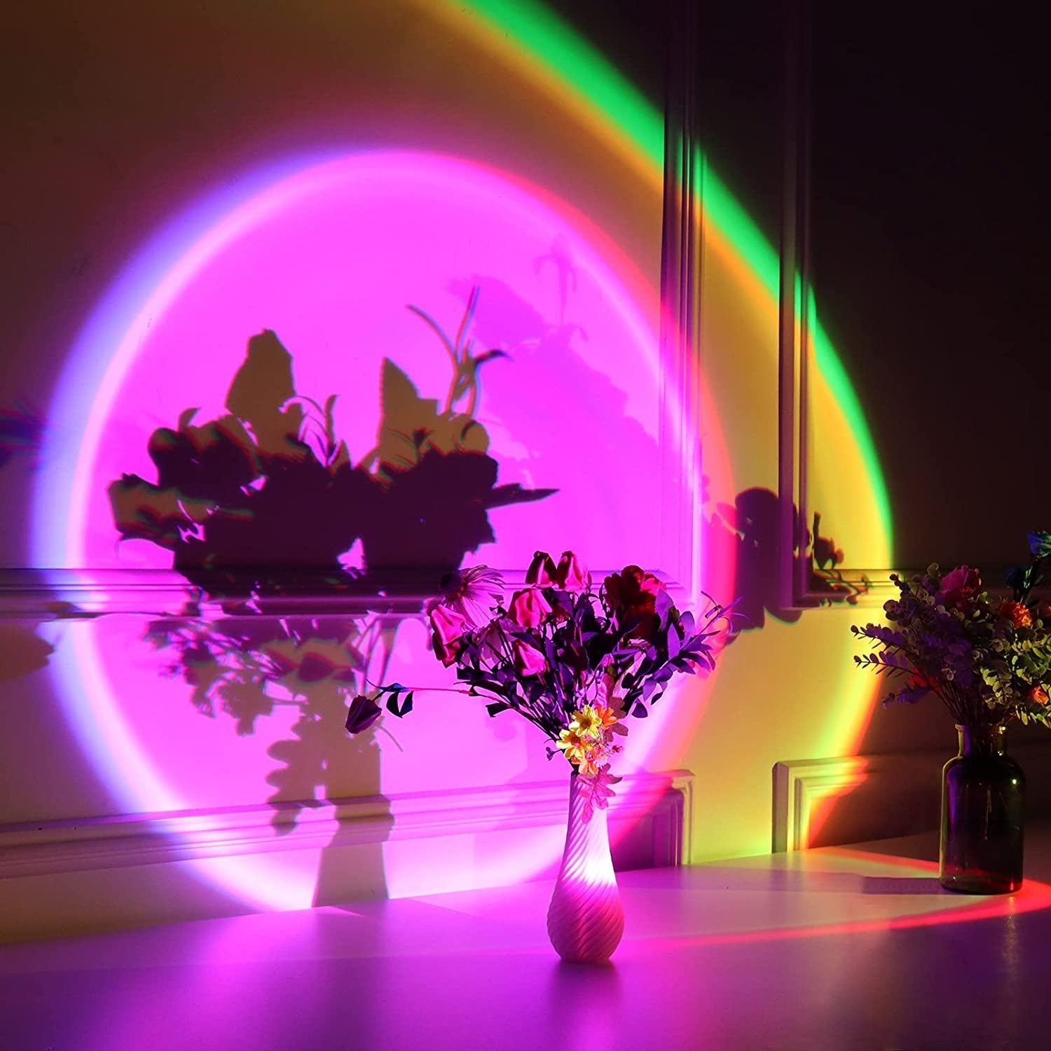 Lâmpada Inteligente de Pôr do Sol — Decoração Moderna e Bem-Estar Luminoso 