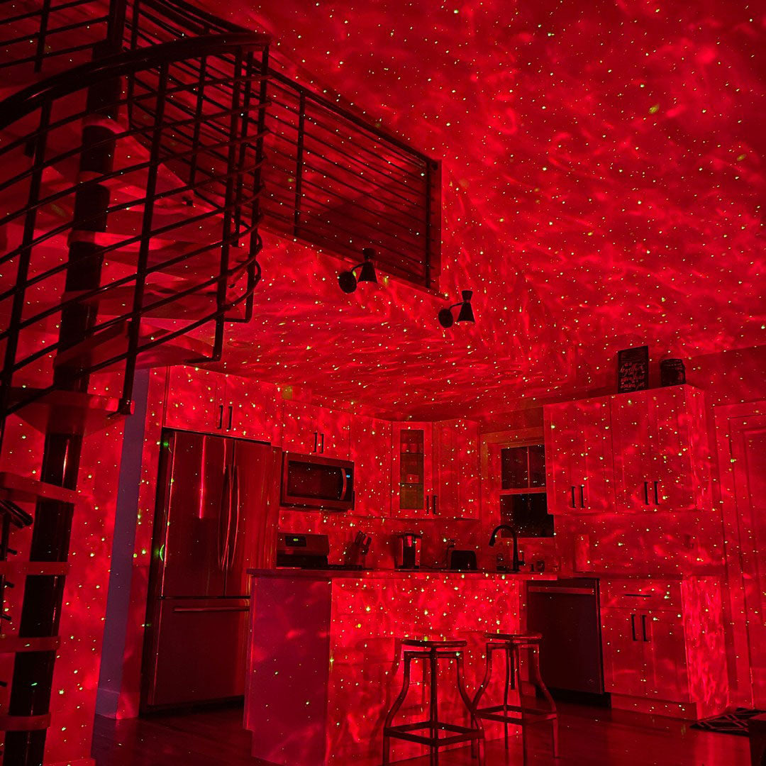 Projetor de luz Galaxy - Decoração iluminadora e calmante