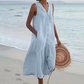 Sandrine | Abito Leggero D'estate – Eleganza E Scollatura A V 