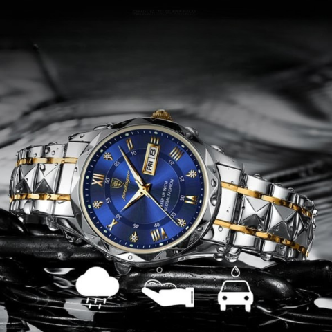 Gildas Luxe Waterdicht Herenhorloge - Verlichte Functie & Tijdloze Stijl