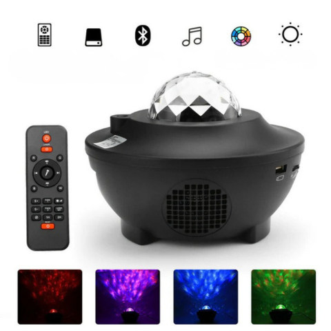 Projetor de luz Galaxy - Decoração iluminadora e calmante