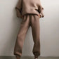 Conjunto chique de conforto de inverno