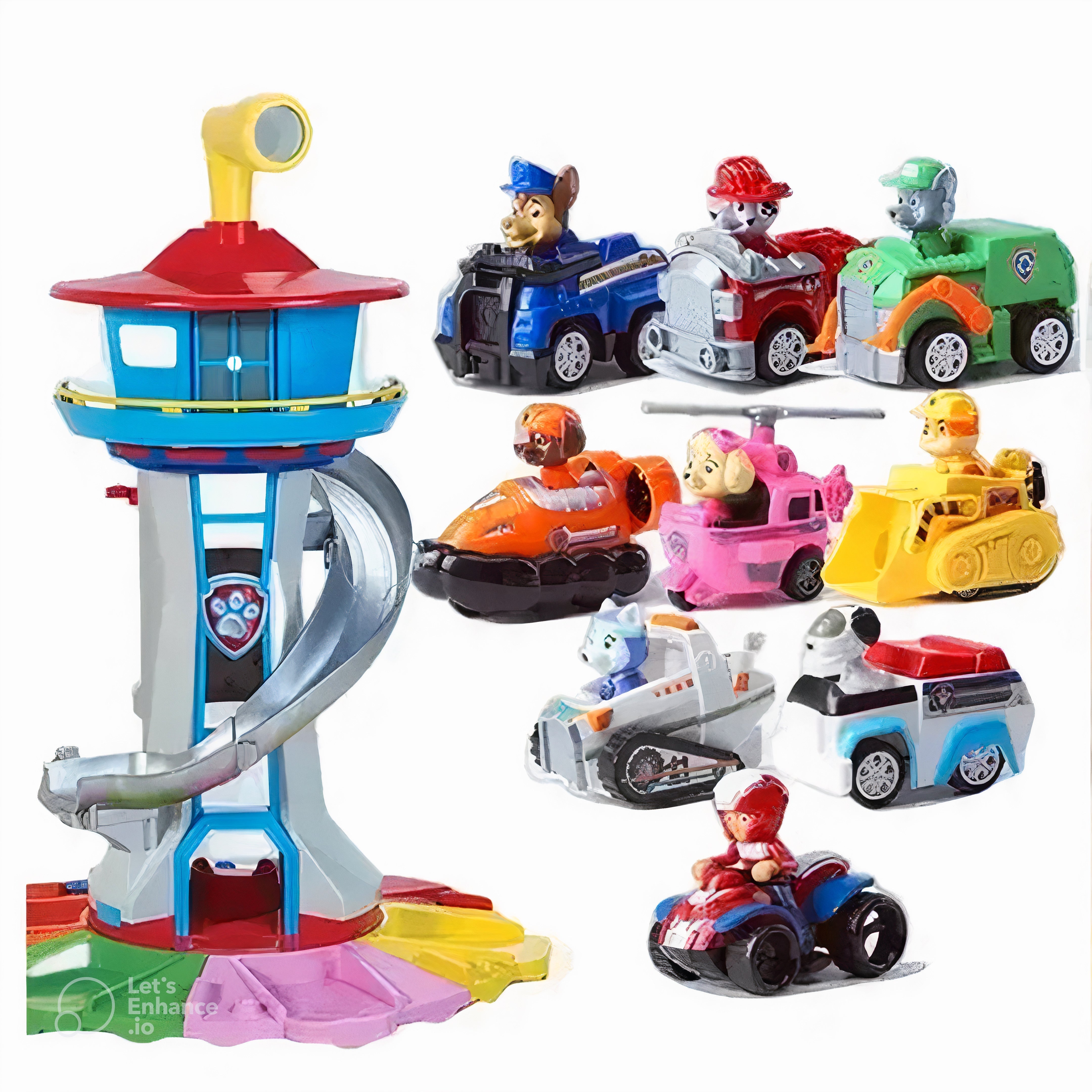 子供たちの遊びセット車とスライド - 保証の楽しさと創造性を目覚めさせる
