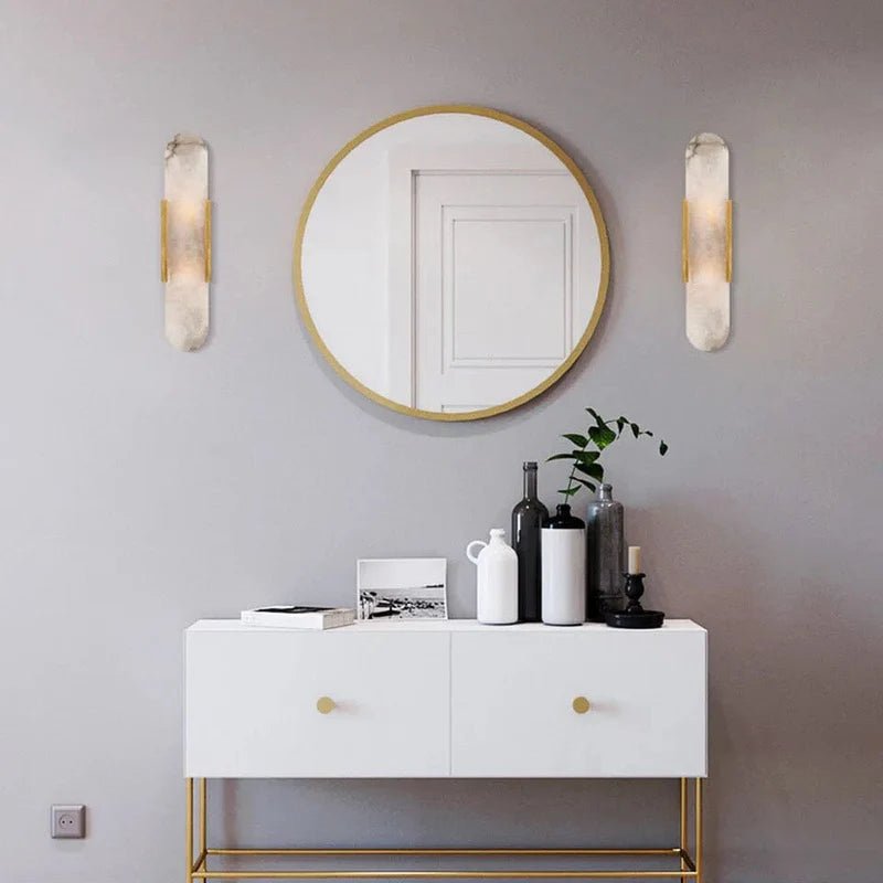 Applique Murale LED Nera e Dorata – Eleganza Moderna e Design Chic 
