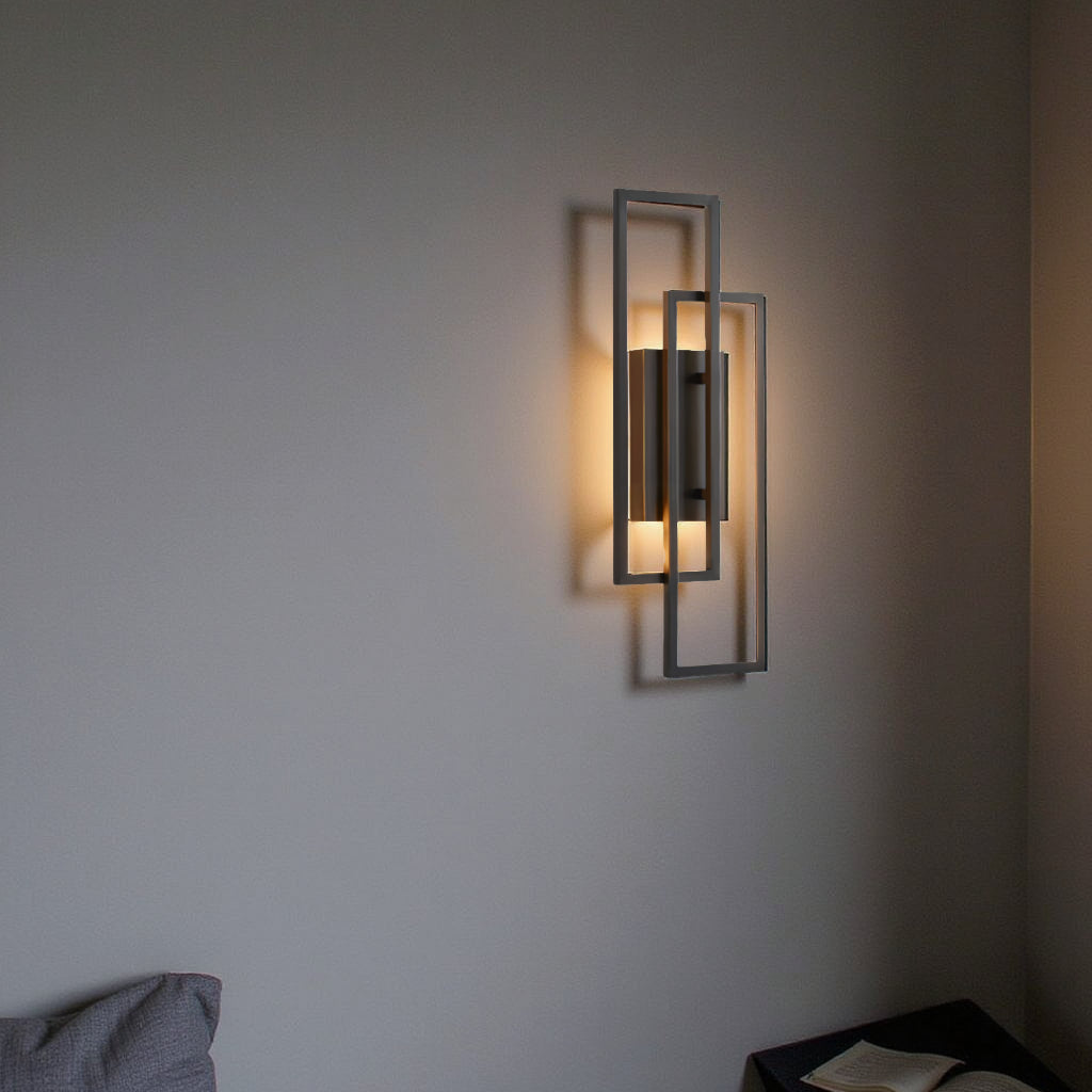 Rektangulär Vägglampa Geometrisk – Elegans och Modernitet 
