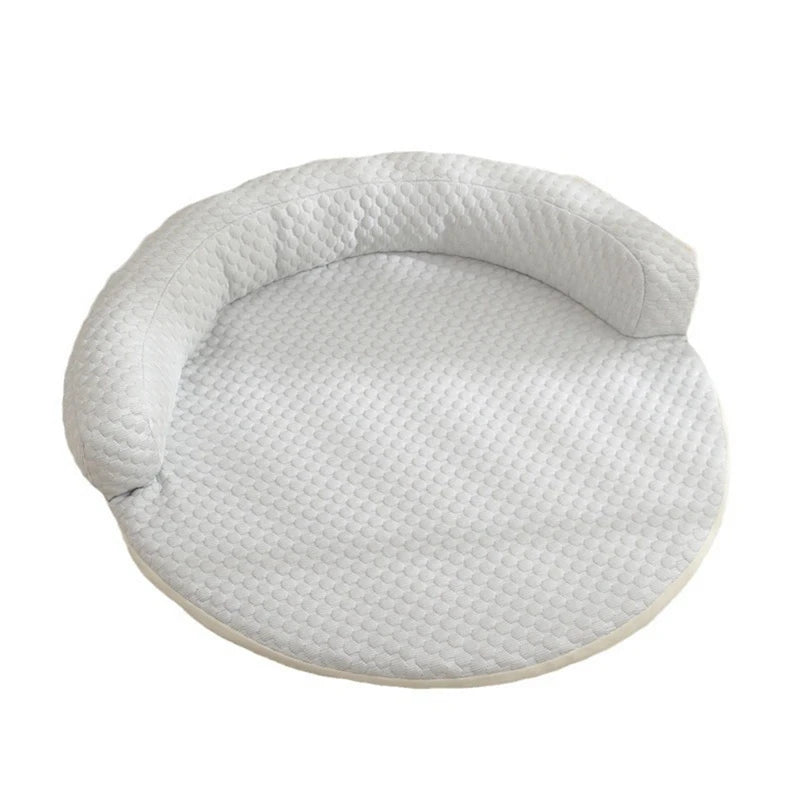 Tapis Rafraîchissant Rond –  Avec Zone De Repos Surélevée