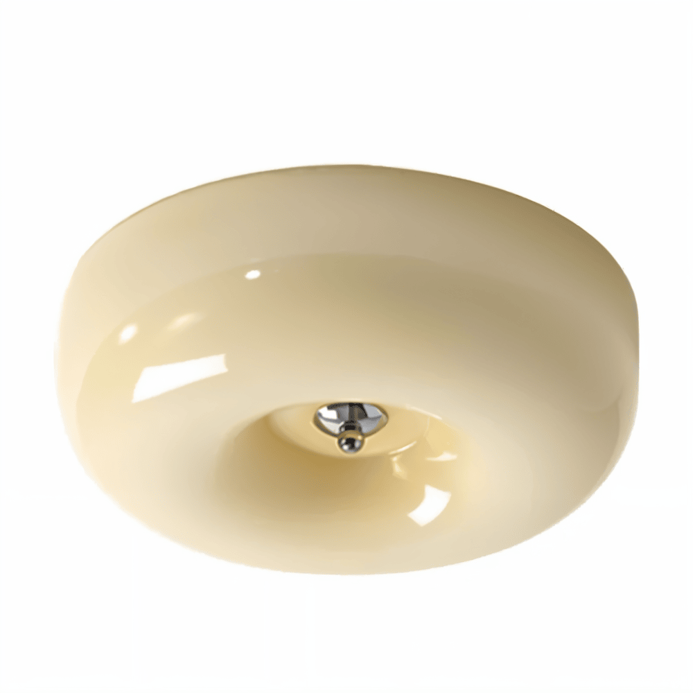Skandynawska szklana lampa sufitowa - nowoczesna dekoracja i łatwa instalacja