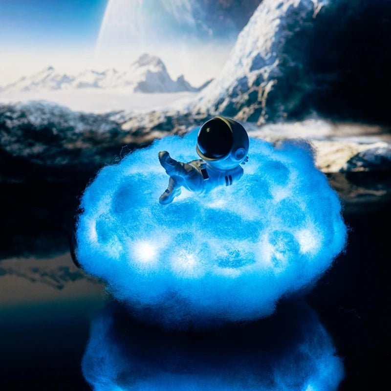 Dekorative Lampe Wolke Astronaut – Leuchtende und magische Flucht 