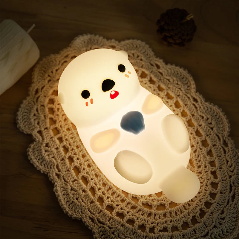LEDナイトライト – かわいいシリコンアシカ 