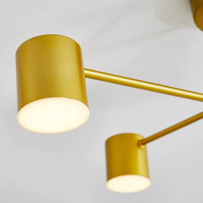 Μοντέρνο Φωτιστικό Οροφής με 6 Ρυθμιζόμενα LED – Πολυλειτουργικός Φωτισμός και Κομψός Σχεδιασμός 