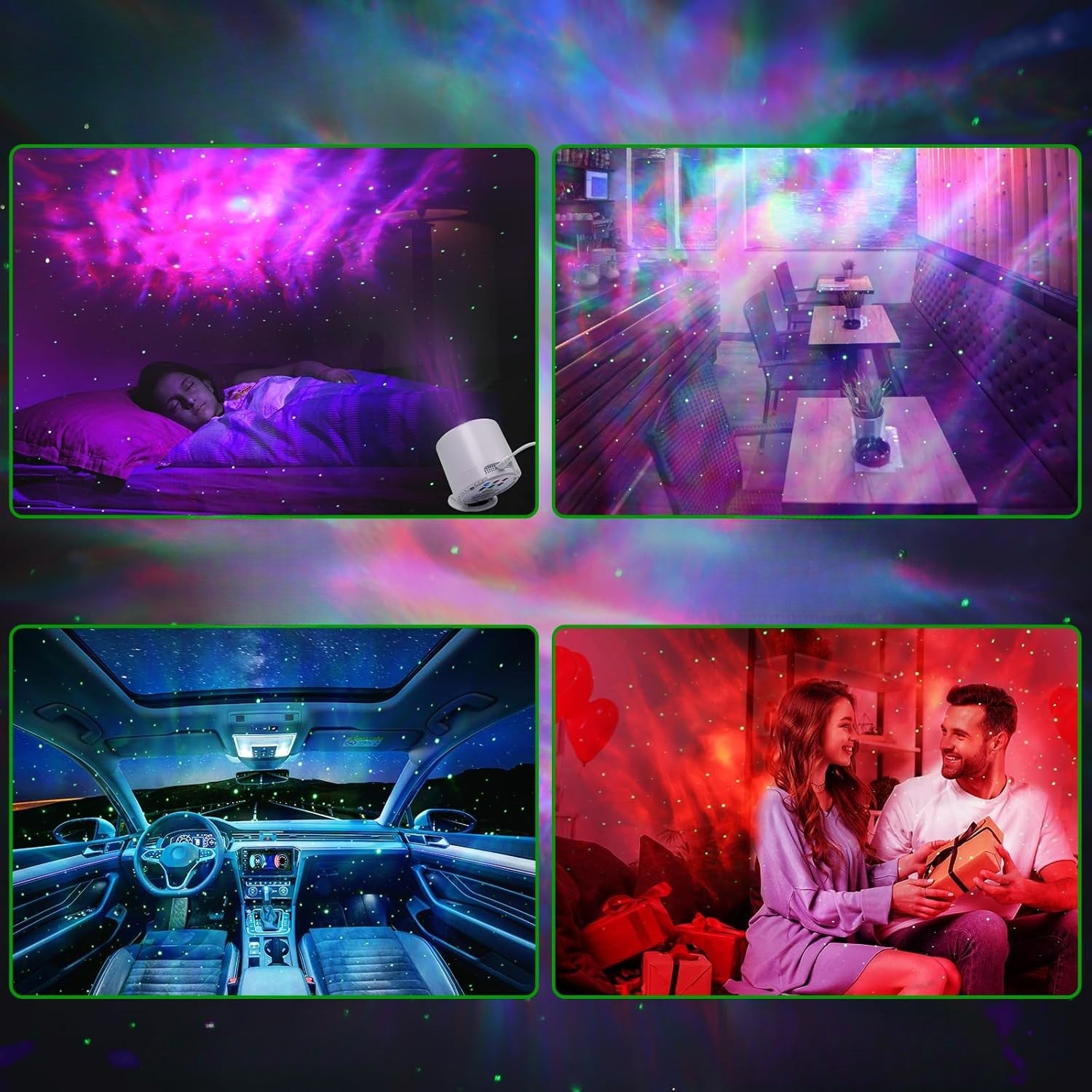 LED-Projektor – Entspannende Galaxie-Ambiente 