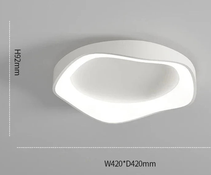 Lámpara de techo LED asimétrica – Tendencia y elegancia 