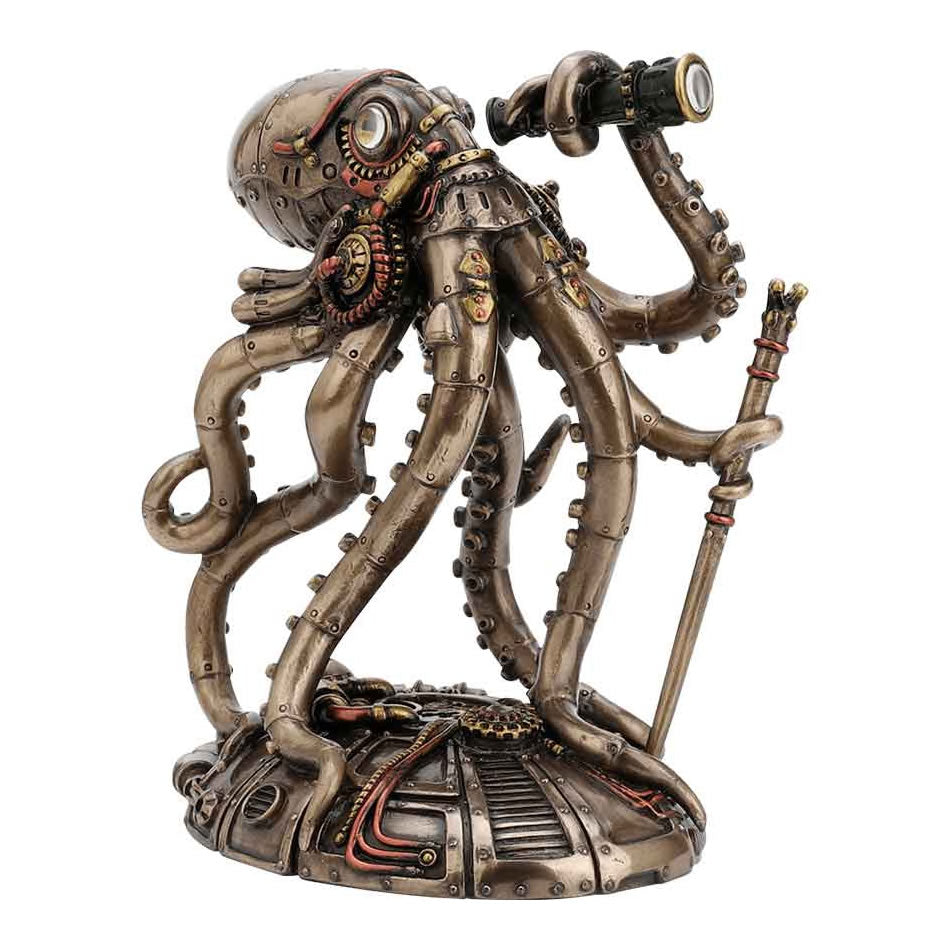 Statua Polpo Decorativa – Design Originale e Atmosfera Industriale 