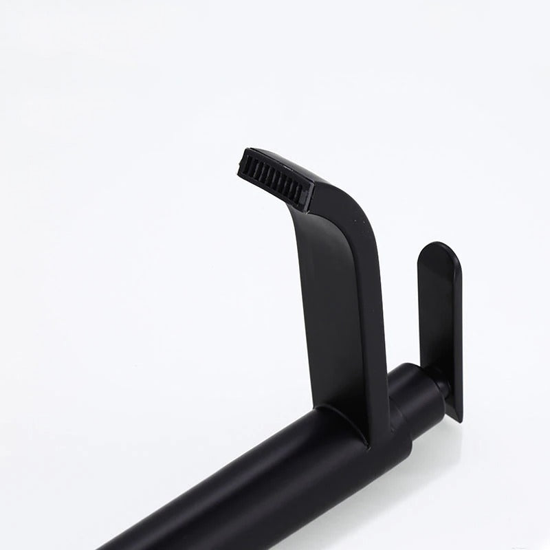 Robinet de chiuvetă ridicat – Finisaj elegant negru mat 