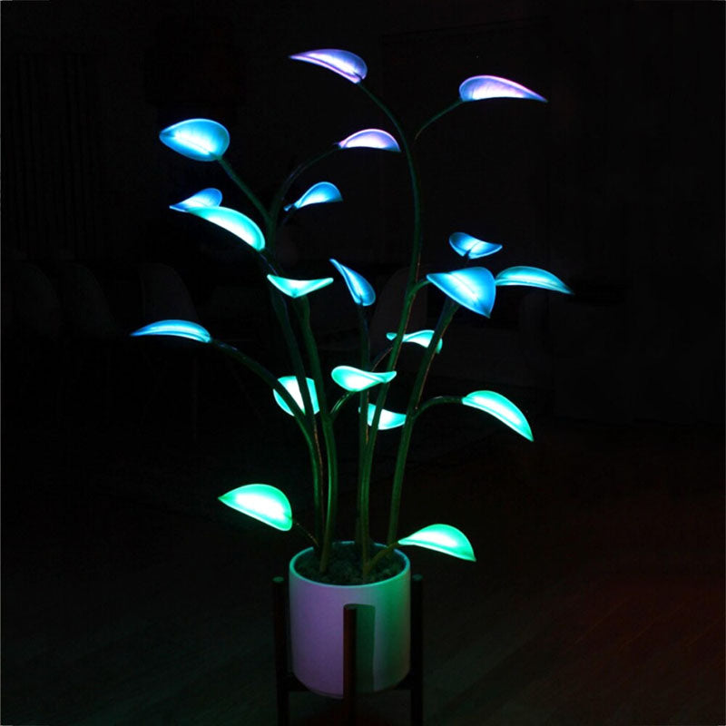 植物の形をした魔法のLEDランプ – 自然で魅力的な雰囲気 