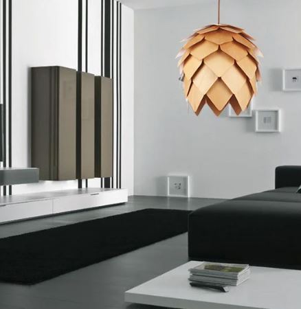 Lampa wisząca rzeźbiarska – projekt inspirowany naturą 