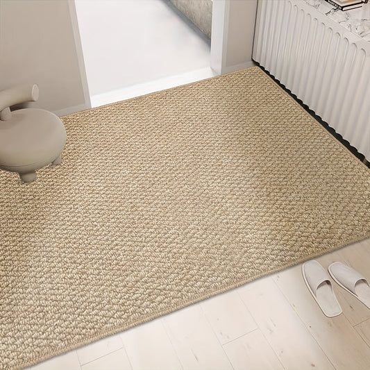 Alfombra de puerta absorbente – Lavable y antideslizante para una entrada limpia 