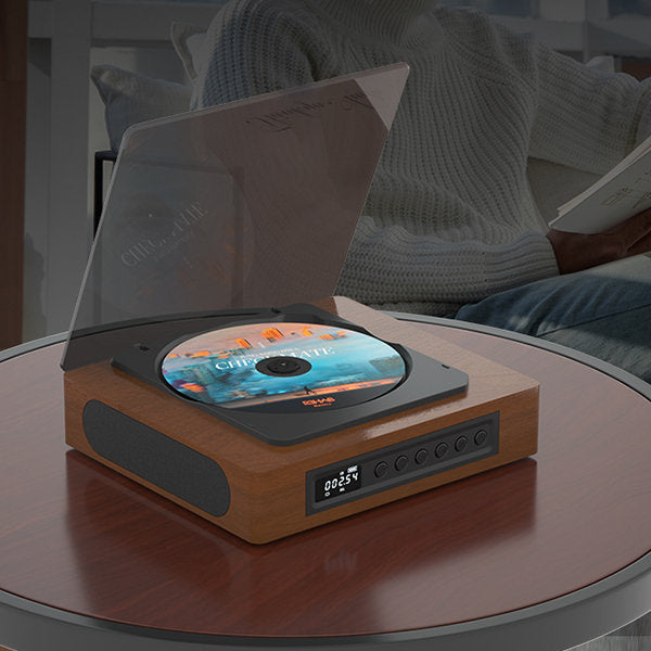 Reproductor de CD retro Bluetooth con puerto Type-C: conectividad y calidad de audio superiores