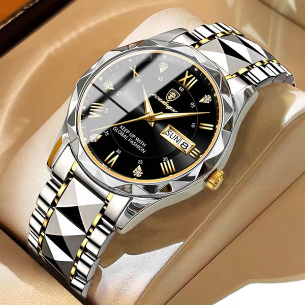 Gildas Luxe Waterdicht Herenhorloge - Verlichte Functie & Tijdloze Stijl